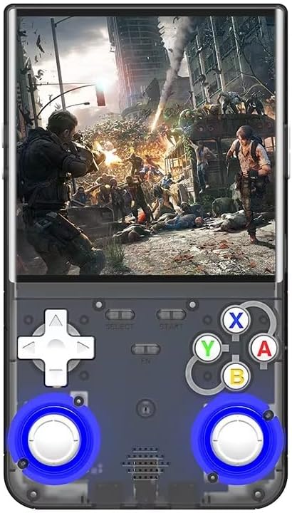 Nueva consola de juegos de mano R36 Ultra Retro 2025 con pantalla IPS de 4 pulgadas, con 64G128G juegos integrados de 15000+22000+, soporta más de