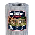 Hardware Cloth,1/4inch 48inx100ft 23 Gauge,Double-Layer Hot-Dip Galvanizing After Welding,Chicken Wire Fence Wire Mesh Fence Poultry Netting Garden Fence Tree Guard Wire Fence Rolls