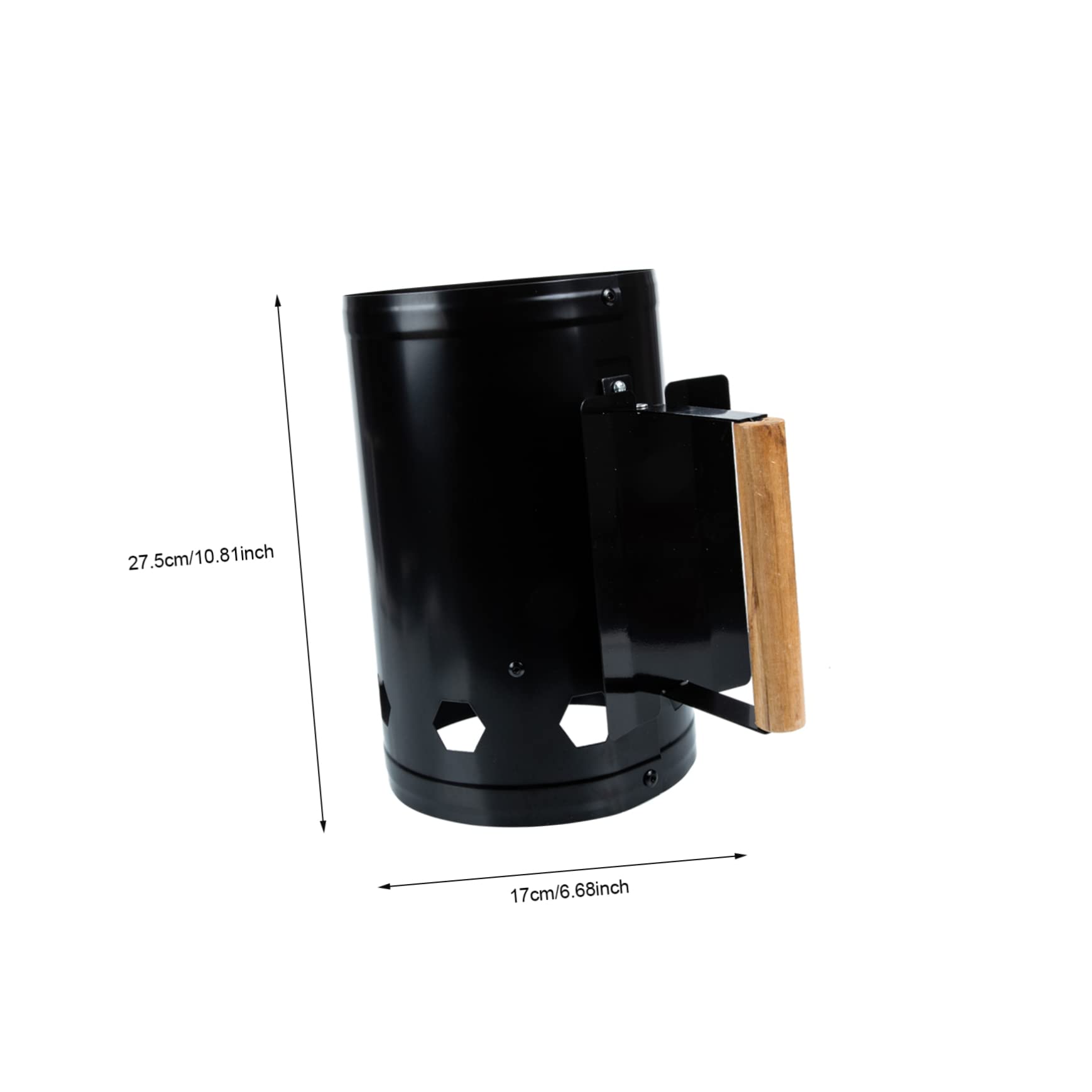 SUPVOX Grill Accessory Carbon Bucket Outdoor Cooking Tool Fast Igniting Chimney Starter for BBQ