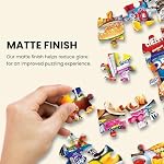 MasterPieces Kids Favorite Foods 1000-Piece Jigsaw Puzzle - Eco-Friendly Matte Finish - 19.25"x26.75" - Bonus Poster - Quality Guaranteed