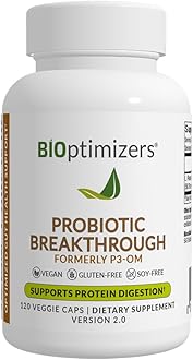 Probiotic Breakthrough – Lactobacillus Plantarum OM Probiotics & Prebiotics Health Supplement for Gut, Digestive & Immune Support Probiotics for Women Men Elderly– 120 Vegan Capsules