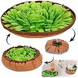ZASCO Alfombra Olfativa Juego de Inteligencia para Perros – Juguete Snuffle Mat de Fieltro Pequeño – Estimula el Olfato de tu Mascota - Comedero Lento para Adiestramiento de Búsqueda de Alimento