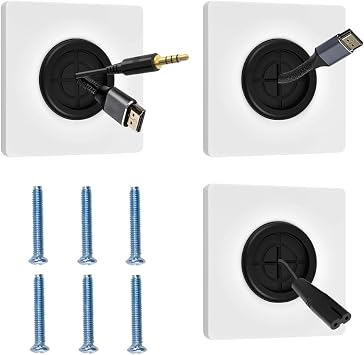 3 Pcs Cable Entry Cover Wall Mounted