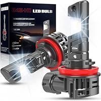 OUSHI H11 LED Scheinwerferlampe mit Straßenzulassung, 800% Helleres Licht 5500K Weiß H9 H8 LED Fernlicht und Abblendlicht UNECE-R37 Zulassung mit E-Zeichen, 2 Stück
