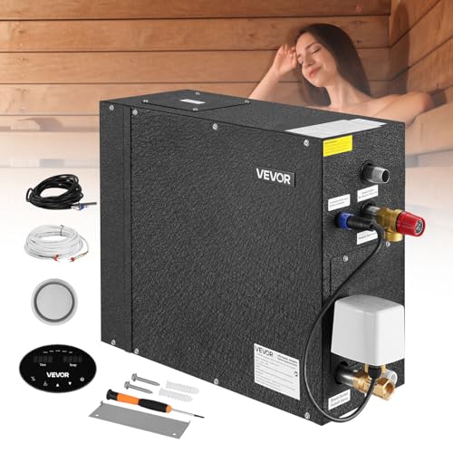 VEVOR Steam Generator, 6 kW Steam Shower System with Controller for Home Sauna Bath Spa, Commercial...