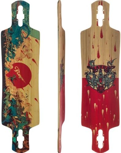 Rayne Vendetta 2014 Longboard Skateboard Deck With Grip Tape