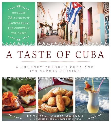 Cuban gifts Book cover of 'A taste of Cuba: a journey through Cuba and its savory cuisine'