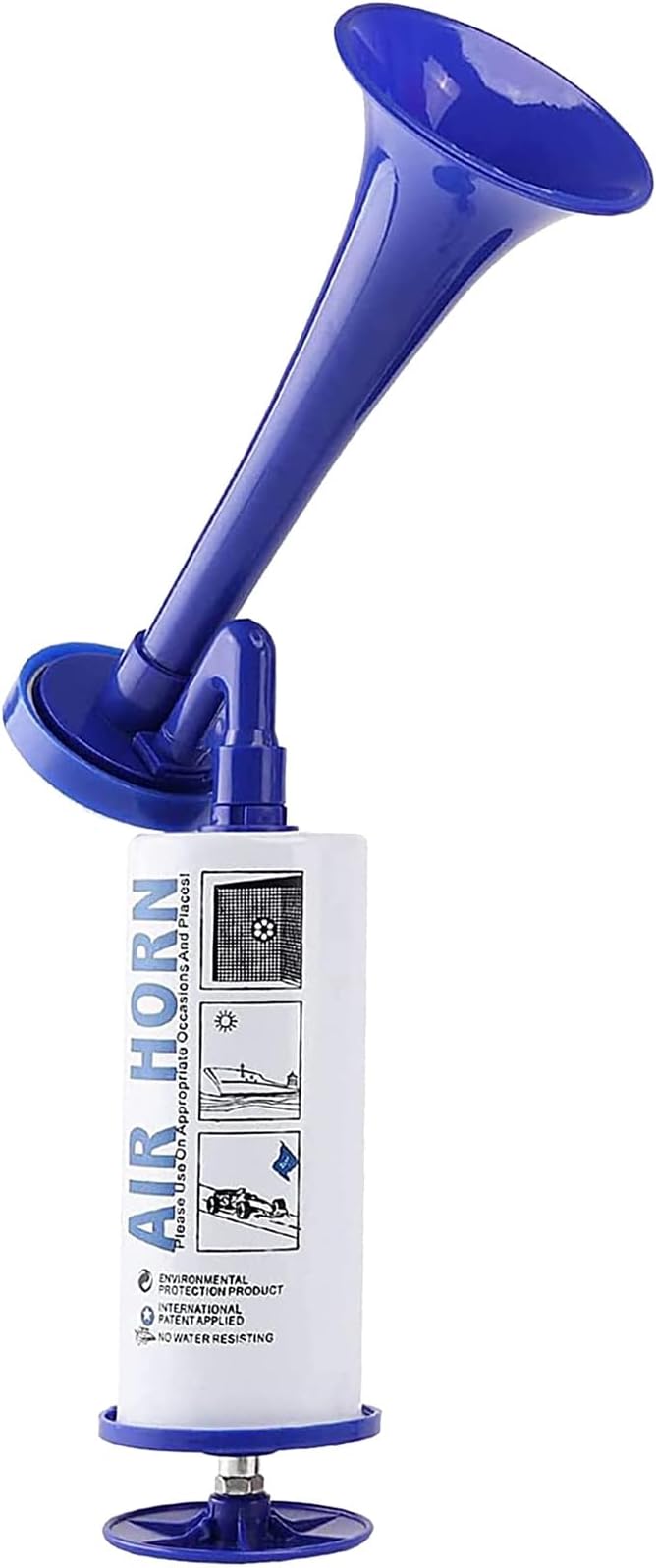 Handheld Air Horn, Boat Safety Horns, Stadium Noise Maker for Sporting Events Trumpet Horns Noisemakers Loud Sound Soccer Cheer Horns for Sports Games, Party Supplies, Outdoor Boating, Camping