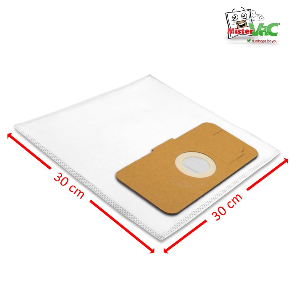 10 Staubsaugerbeutel Für Fakir 106/3022805 - Mehrlagiges Vlies, Allergikergeeignet, Hohe Filtration