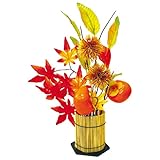 秋の味覚スダレスタンド H30×W18cm 天然素材・スチロール・ポリエステル【1ヶ入】