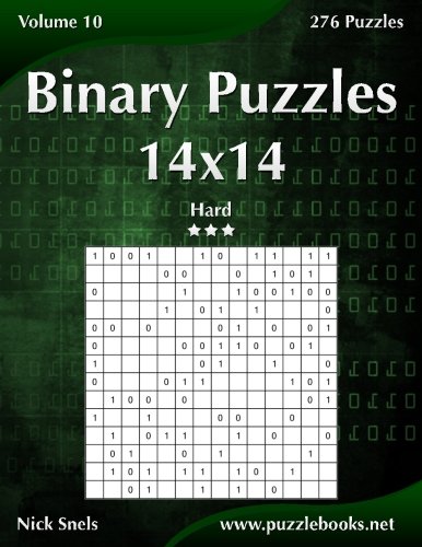 Nick SnelsBinary Puzzles 14x14 - Hard - Volume 10 - 276 Puzzles