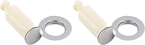 Moen 10709 Tapón de drenaje de repuesto (cromado), pequeño (paquete de 2)