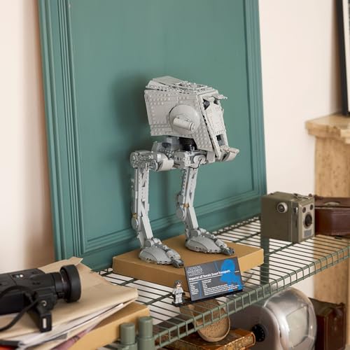 Lego Star Wars 75417 AT-ST Walker Building Set For Adults - Ucs Display Model Kit With A Minifigure & Information Plaque - Collectible Gift For Fans - 3