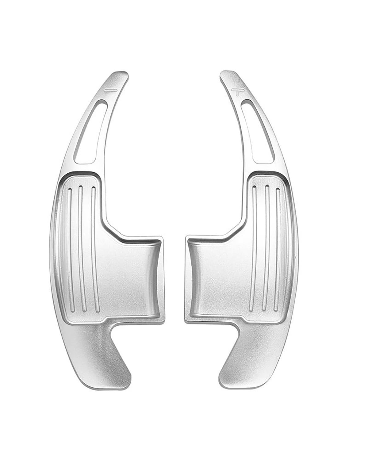 Hhyxxx Silver For Mustang 2015 - 2020 Car Steering Wheel Gear Shifters Paddle(Silver)