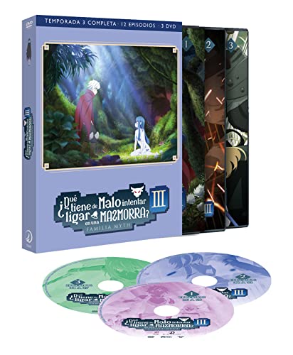 Danmachi saison 3 en coffret DVD integral de la serie anime japonaise
