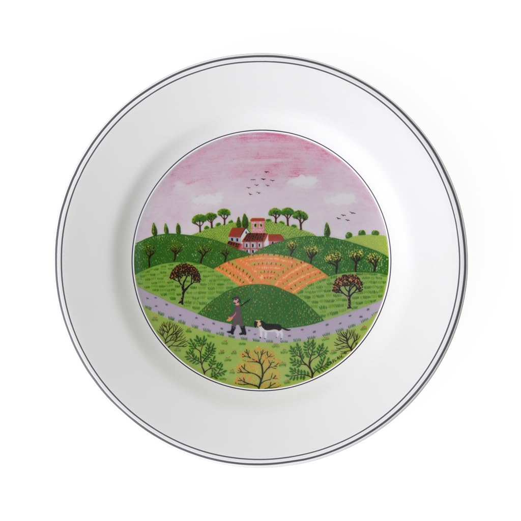 Villeroy & Boch – Design Naif Piatto da Dessert/Colazione Variopinto, Lavabile in Lavastoviglie, Adatto per Microonde, Piatto Ceramica, Stoviglie, Porcellana Premium