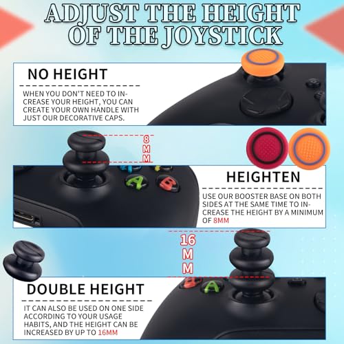 Extensores de pulgar Xbox anti-caídas para sticks que resbalan 5