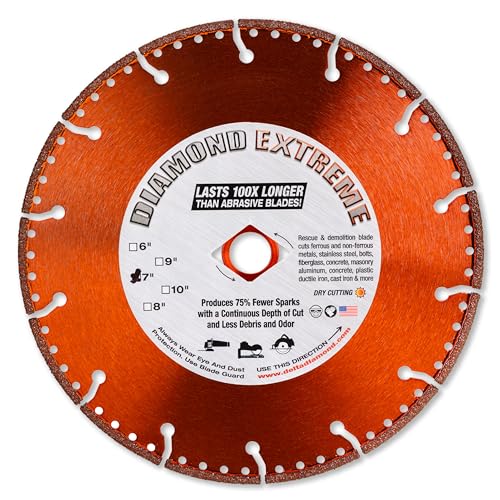Diamond Extreme Metal Cut Off Wheel 7 Inch