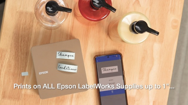 Amazon.com : LABELWORKS Epson LW-C610PX Bluetooth Label Maker - AC