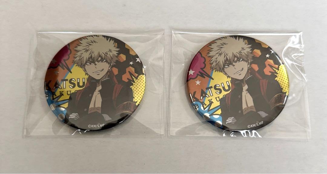 ヒロアカ 応援団 メタリックver. 缶バッジ 爆豪勝己 僕のヒーロー