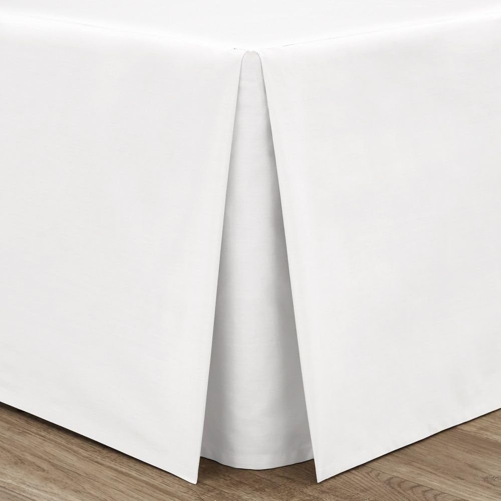 Catherine Lansfield Easy Iron Percale Combed Double Base Valance Sheet White