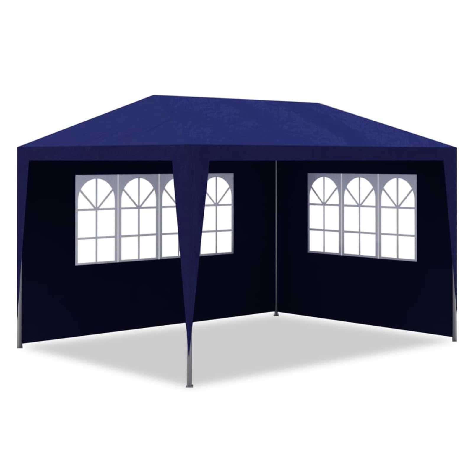 Partyzelt, Party Deko, Festzelt, Pavillon, Garden Decoration, Canopy Tent, Lagerzelt, Gartenpavillon, 3x4 m Blau