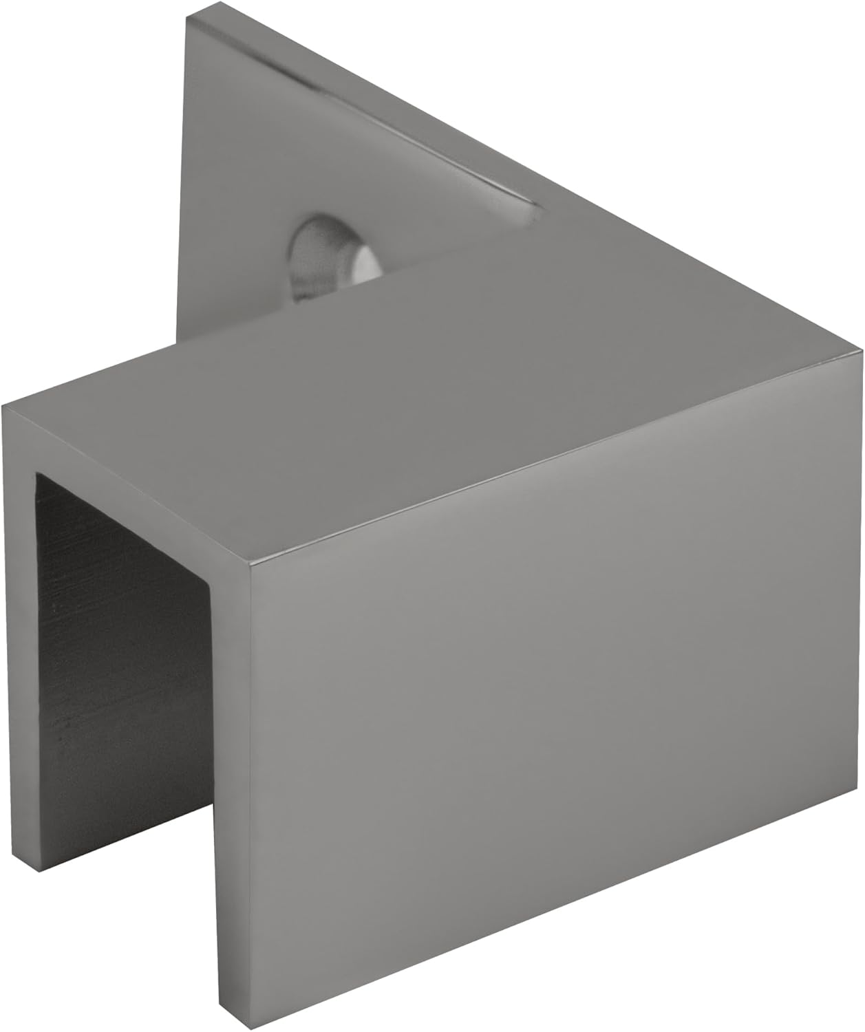 CRL Polished Chrome Right Hand "Sleeve Over" Wall Mount Glass Clamp