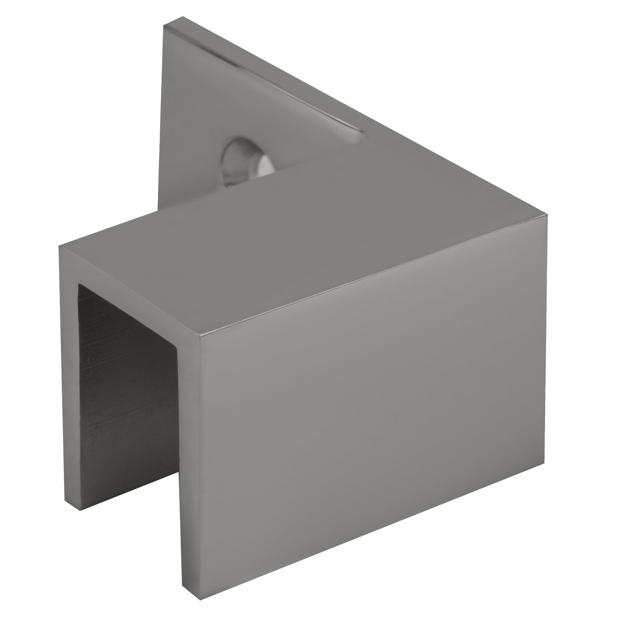 CRL - Abrazadera de cristal para montaje en pared (cromada)