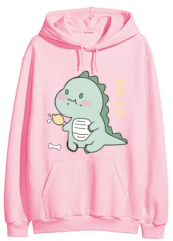 Image of Cute Hoodie Women Anime Causal Stylish Black Blue red Pink Lavender Maroon Peach Girl 499 599 Under