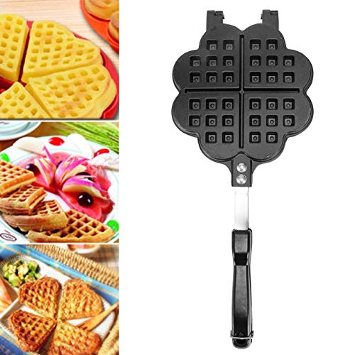Alinory Waffelmaschine Waffeleisen, langlebige Waffeleisen Waffelform, für die Küche zu Hause – Bild 7