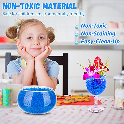 Water Balls Beads Ammo Refill, Water Gel Splater Ball Blaster Bullets 7-8Mm 20000 Pieces, Non-Toxic Eco-Friendly Blue Splatter Ball Water Balls Beads Bullet Compatible With Kid Splatter Ball Toys Ammo #TOP4
