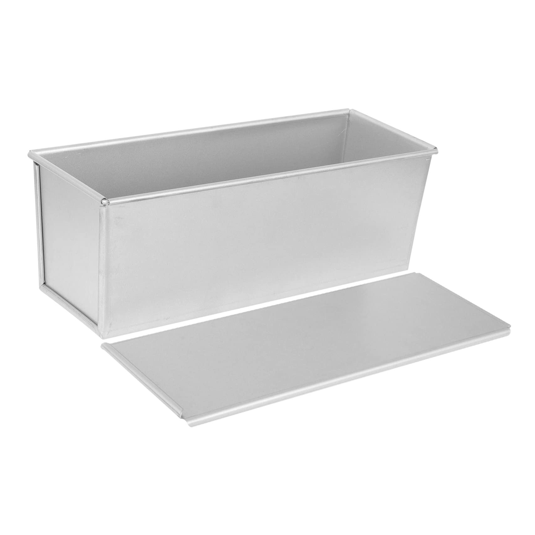UPKOCH Moule à Pain et Couvercle en Alliage D'aluminium Plaqué Argenté Revêtement Antiadhésif Outil de Cuisson Facile à Nettoyer pour Usage Professionnel Domicile