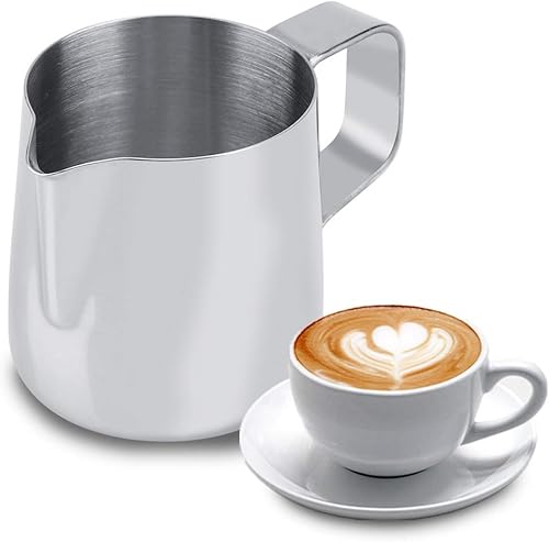 Taza de acero inoxidable para esmerilado de leche