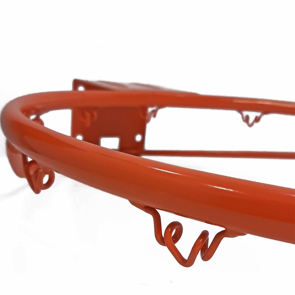 Raycool Aro de Baloncesto Tamaño Oficial 45cm | Aro de Basket Profesional con Red Nylon | Montaje en Pared - Deportes de Interior o Exterior