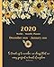 2020 Weekly and Monthly Planner | December 2019 - January 2021: Inspirational Christian Calendar, Agenda and Organizer with Bible Verses | 14 Months | Sunflower Edition