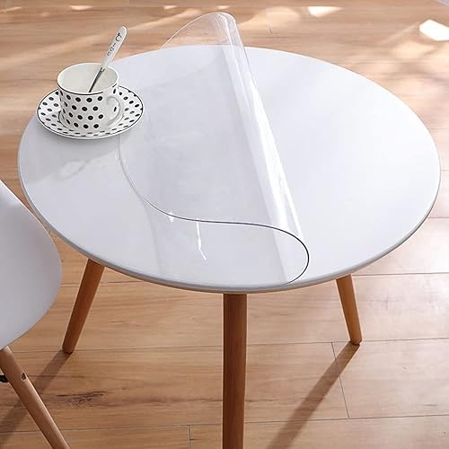 Chair Mats 2mm Thick Clear Table Protector for Dining Room Table, Dining Table Cover Protector, Plastic Table Cover, Clear Tablecloth Protector, PVC Chair Mats 2mm Thick Clear Table Protector for Dining Room Table, Dining Table Cover Protector, Plastic Table Cover, Clear Tablecloth Protector, PVC