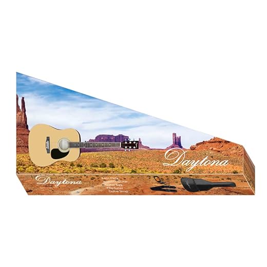 Pack Guitarra acústica DAYTONA CE natural
