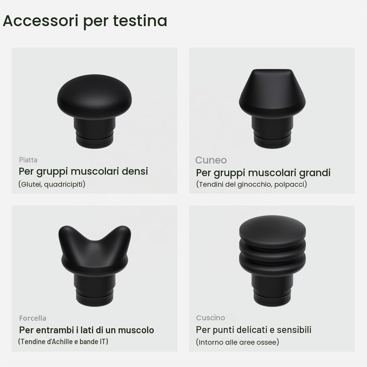 Hyperice Hypervolt 3 – Pistola per massaggio a percussione portatile con tecnologia QuietGlide | 5 velocità, 5 testine intercambiabili