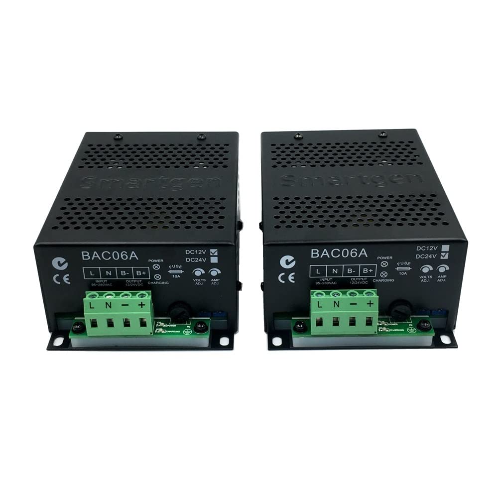 SMARTGEN BAC06A-12V Battery Charger Controller - 12V 3-7A Output For Generators