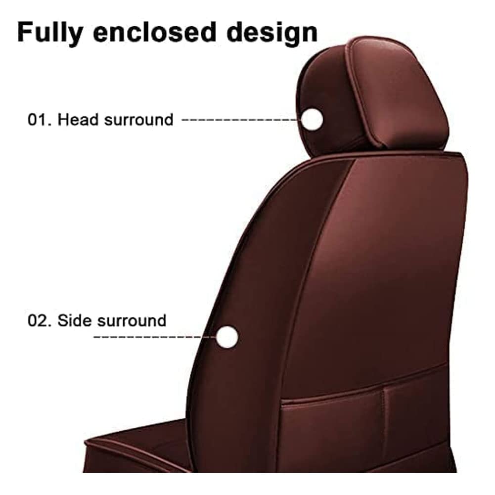 Autostoelhoezen Volledige Set voor Peugeot 208 II/e-208 Like/Active 2019- 2022, Auto Aangepast Leer Voor Achter Achterbank Hond Huisdierbeschermers Kussen Seat Cover Sets Stoelbescherming Accessoires