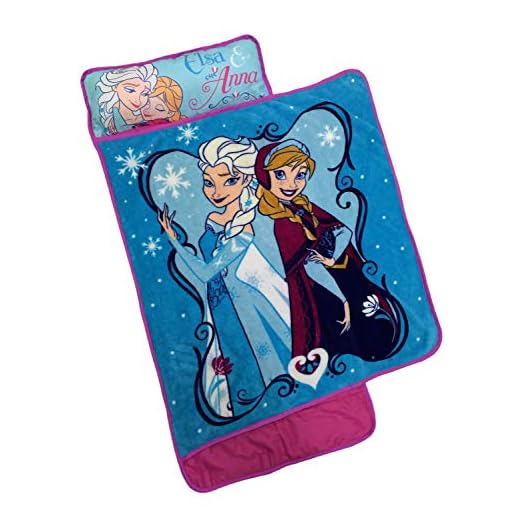 Disney Frozen Toddler Napmat, Teal, Aqua, Pink