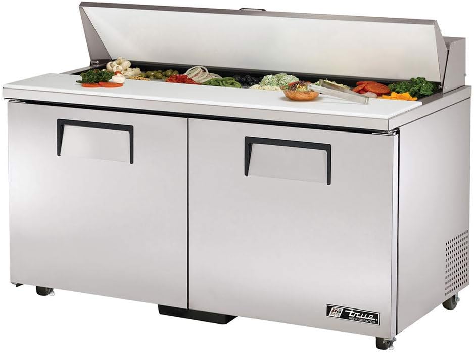 True TSSU-60-16-ADA-HC 60" Sandwich/Salad Prep Table w/Refrigerated Base, 115v
