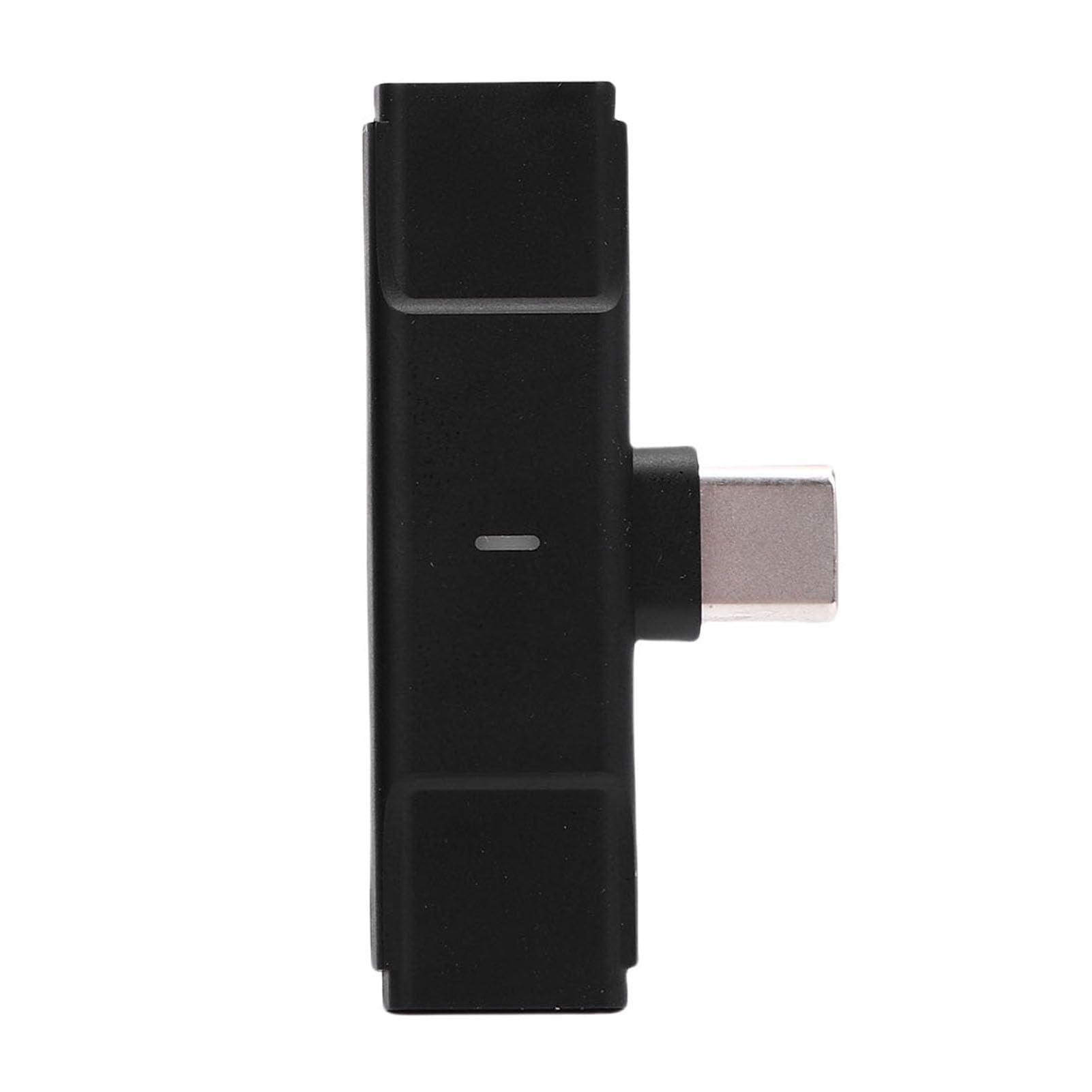 Microfono Lavalier Wireless Microfono da Bavero Omnidirezionale per Streaming Live Podcast Intervista Trasmissione del Segnale a 2,4 GHz per Vlogger, Podcaster, Creatori di Contenuti