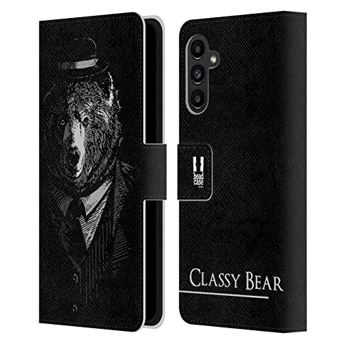 Coque Samsung Galaxy A13 5G Head Case Designs Ours Étui Portefeuille Cuir Rabattable