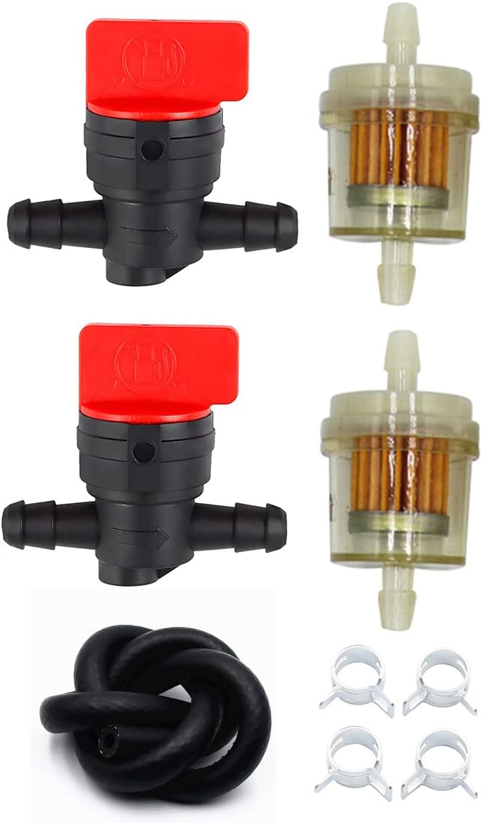 494768 698183 1/4" Fuel Gas Filter, Shut Off Valve, fuel