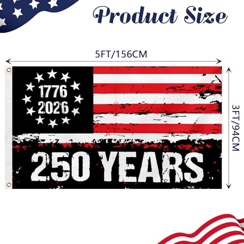 Image of 3x5 FT American Flag - Double-sided printing USA Flag with Bold Quote inchWe'll Put a Boot in Your As s It's the American Way inch,Made of Polyester,Vibrant Colors, Brass Grommets for Outdoor & Indoor Display (250TH-1)