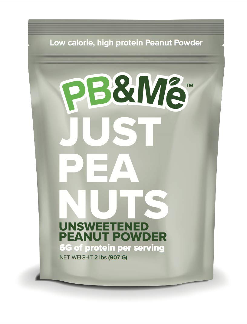 PB&MeJust Nuts Powdered Peanut Butter - Gluten Free Keto Food, Vegan, Low Fat Protein Source, No Sugar Added - Emergency Food, Nut Butter Bulk Food, High Protein Snacks - Bulk Size 2 lbs