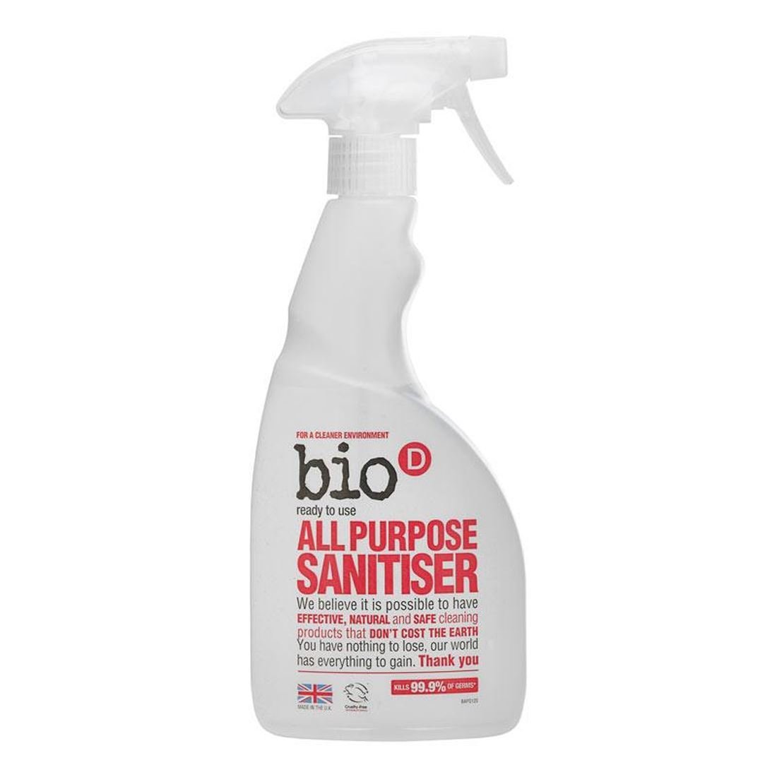 Bio-D Bio D | All Purpose Sanitiser Spray | 3 X 500Ml