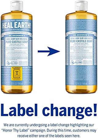 Dr Bronner S Pure Castile Liquid Soap Baby Unscented 32 Fl Oz Pack Of 2 Buy Online At Best Price In Uae Amazon Ae