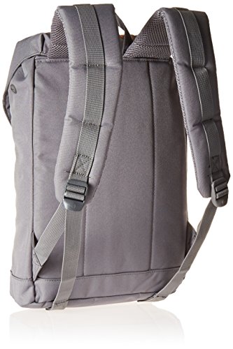 Image of Herschel Retreat Backpack, Grey /Tan Synthetic Leather, Mid-Volume 14.0L